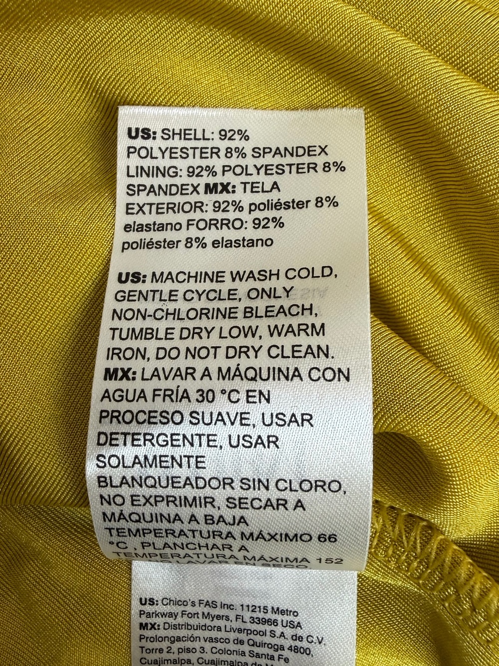 White House Black Market Twist Front Asymmetrical Top Yellow Size Medium - Picture 11 of 12